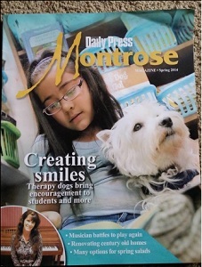 Montrose Press Therapy Dog Story