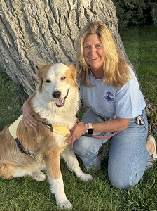 Jamie Mawhorter and Nala