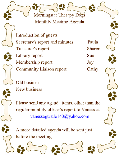 February 2026 Meeting Agenda